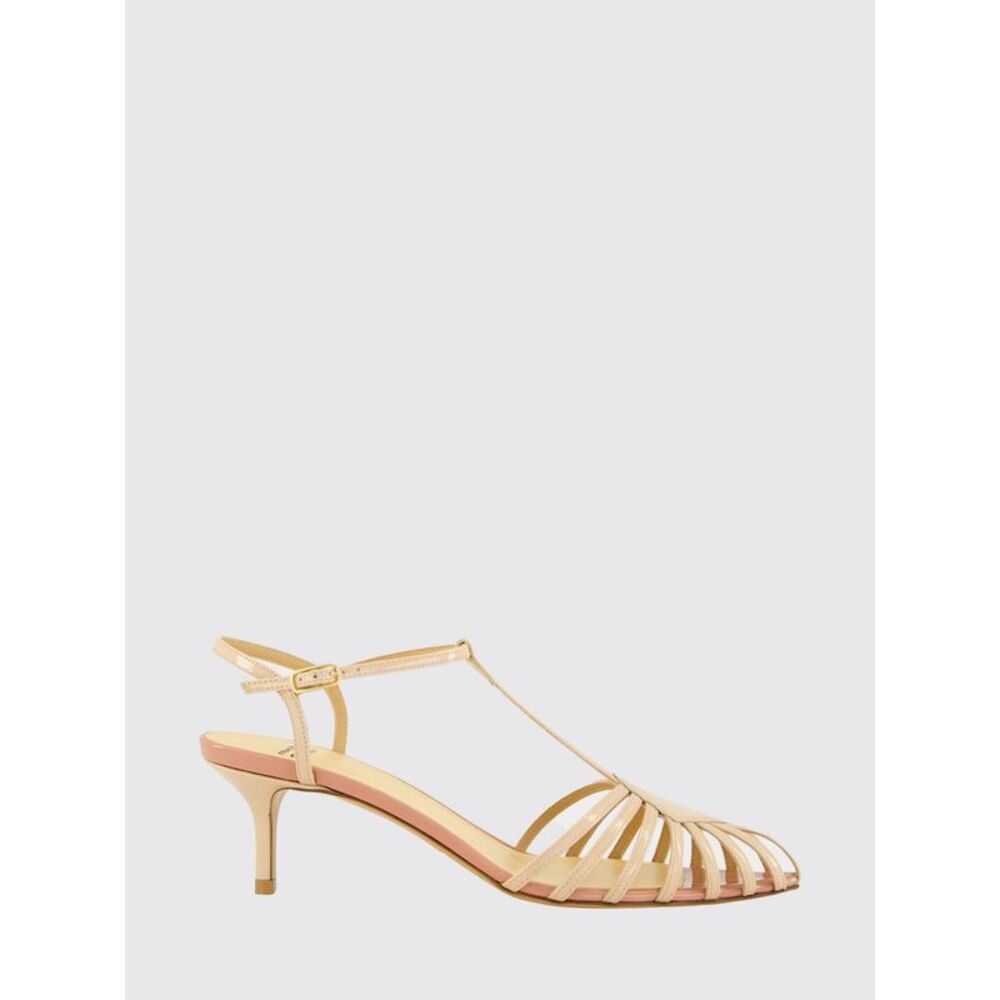 Francesco Russo Heeled Sandal Woman Beige